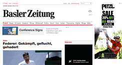 Desktop Screenshot of bazonline.ch